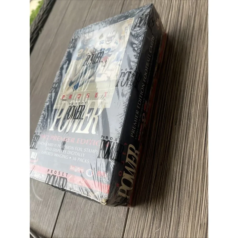 1992 PRO SET POWER FOOTBALL PREMIERE EDITION FACTORY SEALED BOX